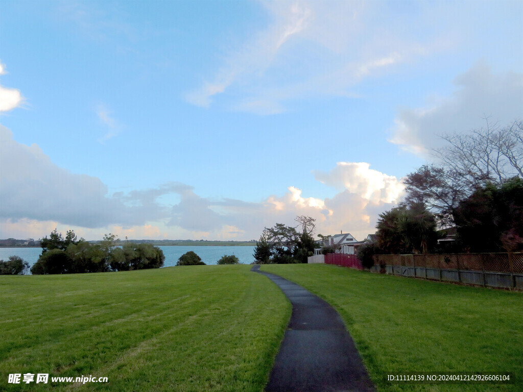 奥克兰海边小镇风景