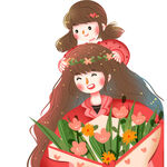 送母亲鲜花