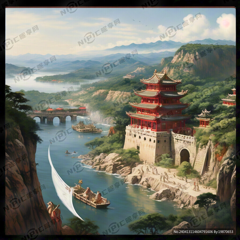 古代传圣旨图