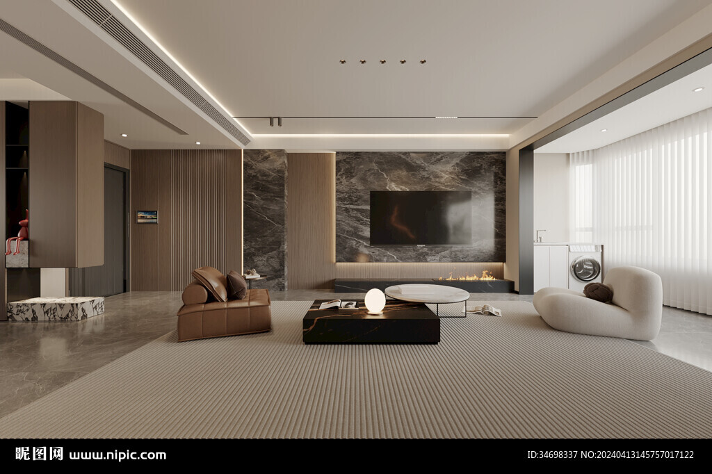 现代轻奢卧室背景墙