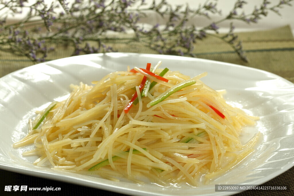 青椒土豆丝图片 