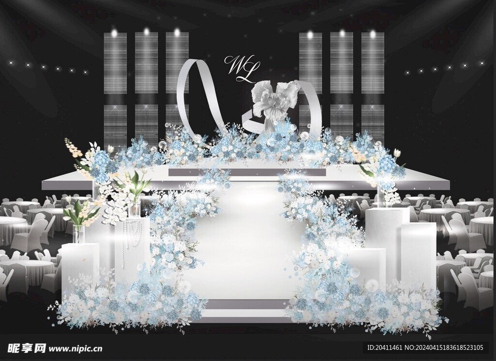韩式水晶婚礼设计图