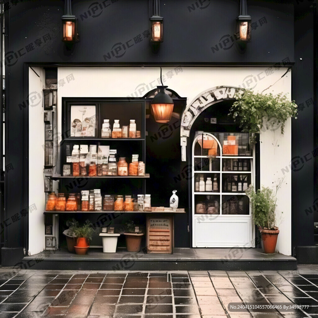 简约店招