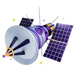C4D模型 卫星探测器