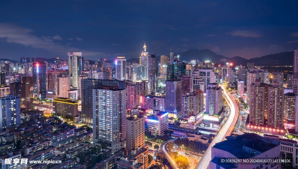 高端城市夜景