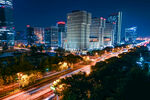 城市道路夜景