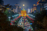 民俗文化街夜景