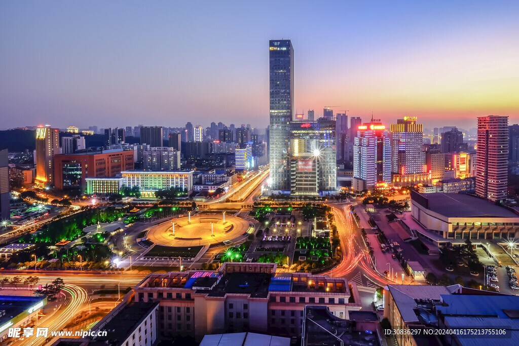 科技城市夜景