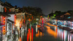 中式园林夜景