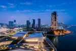 海滨城市夜景