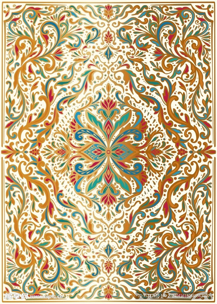 金色花纹