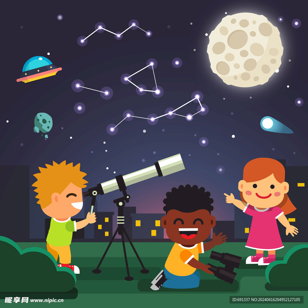 儿童望远镜 月球