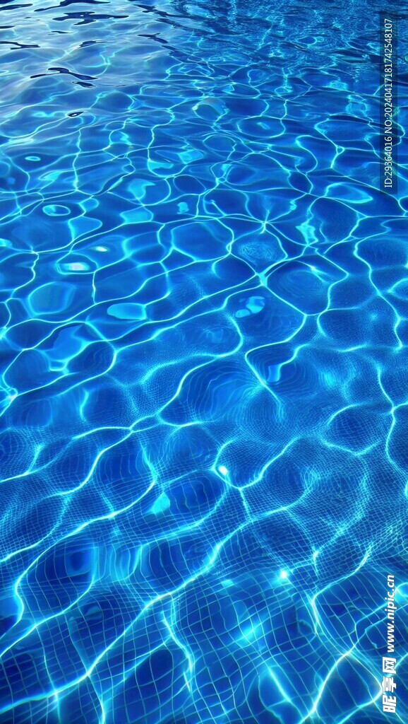 泳池水面水纹