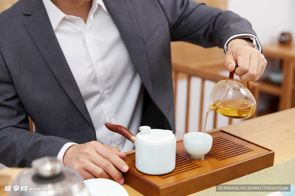 泡茶茶艺背景