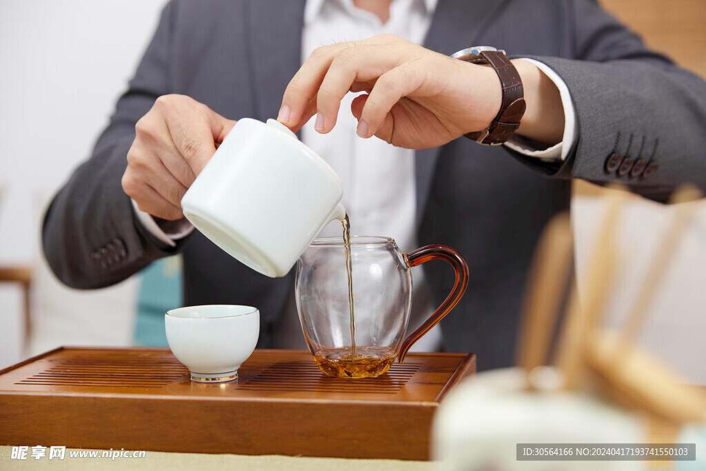 泡茶茶艺背景