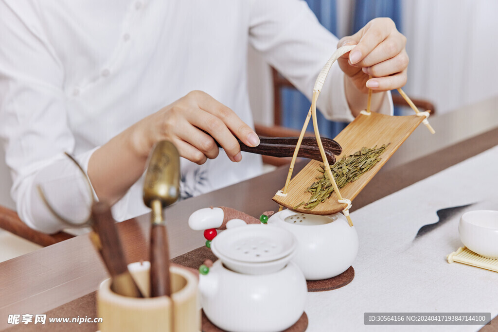 泡茶茶艺背景