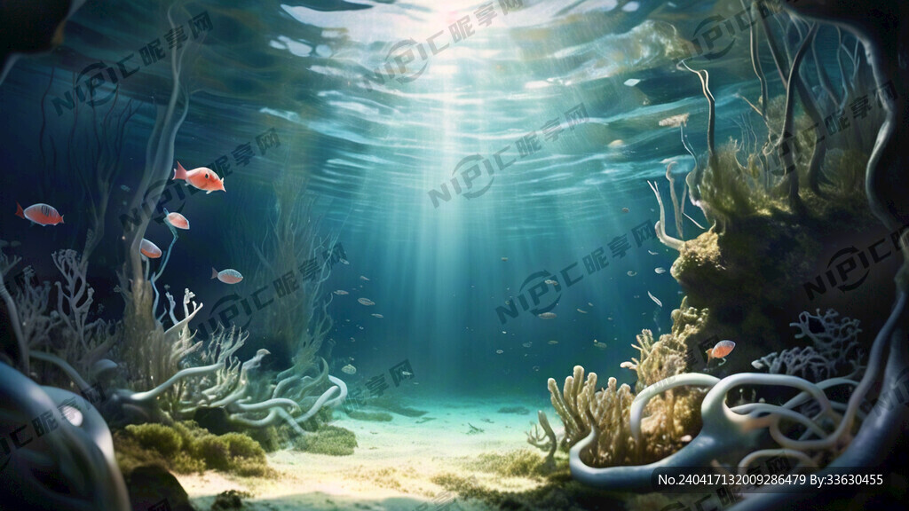 海底世界    海藻     