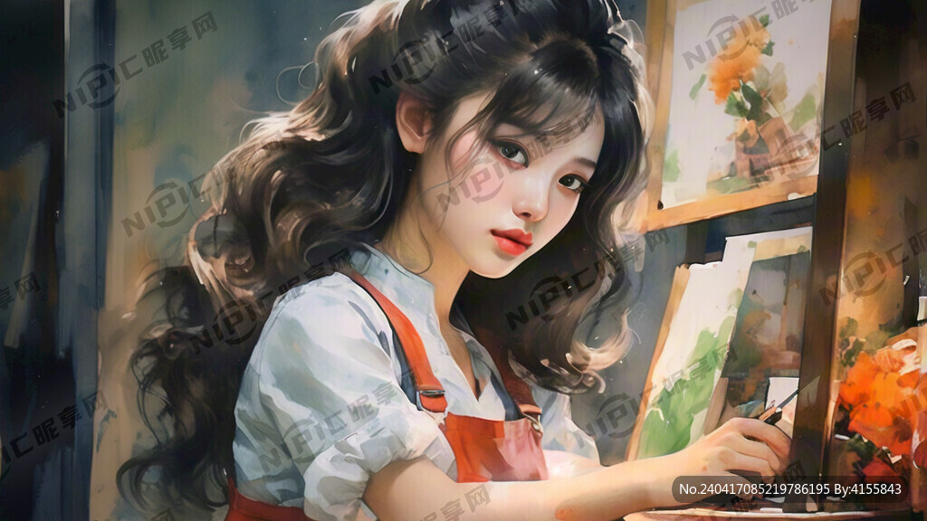 五一劳动节  儿童画