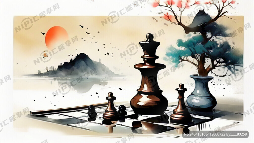 围棋比赛宣传海报