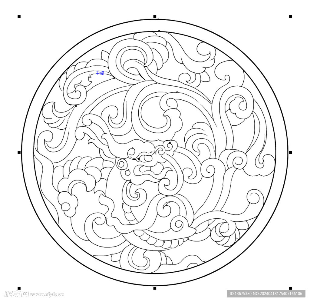 底纹龙图