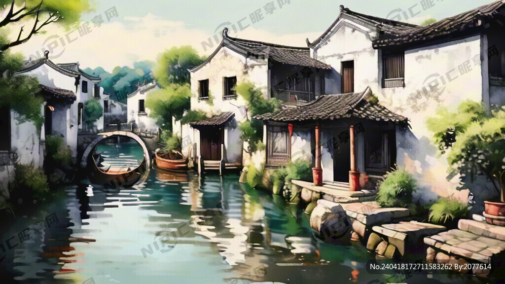 江南水乡 房屋要古朴