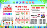 精神文明宣传栏