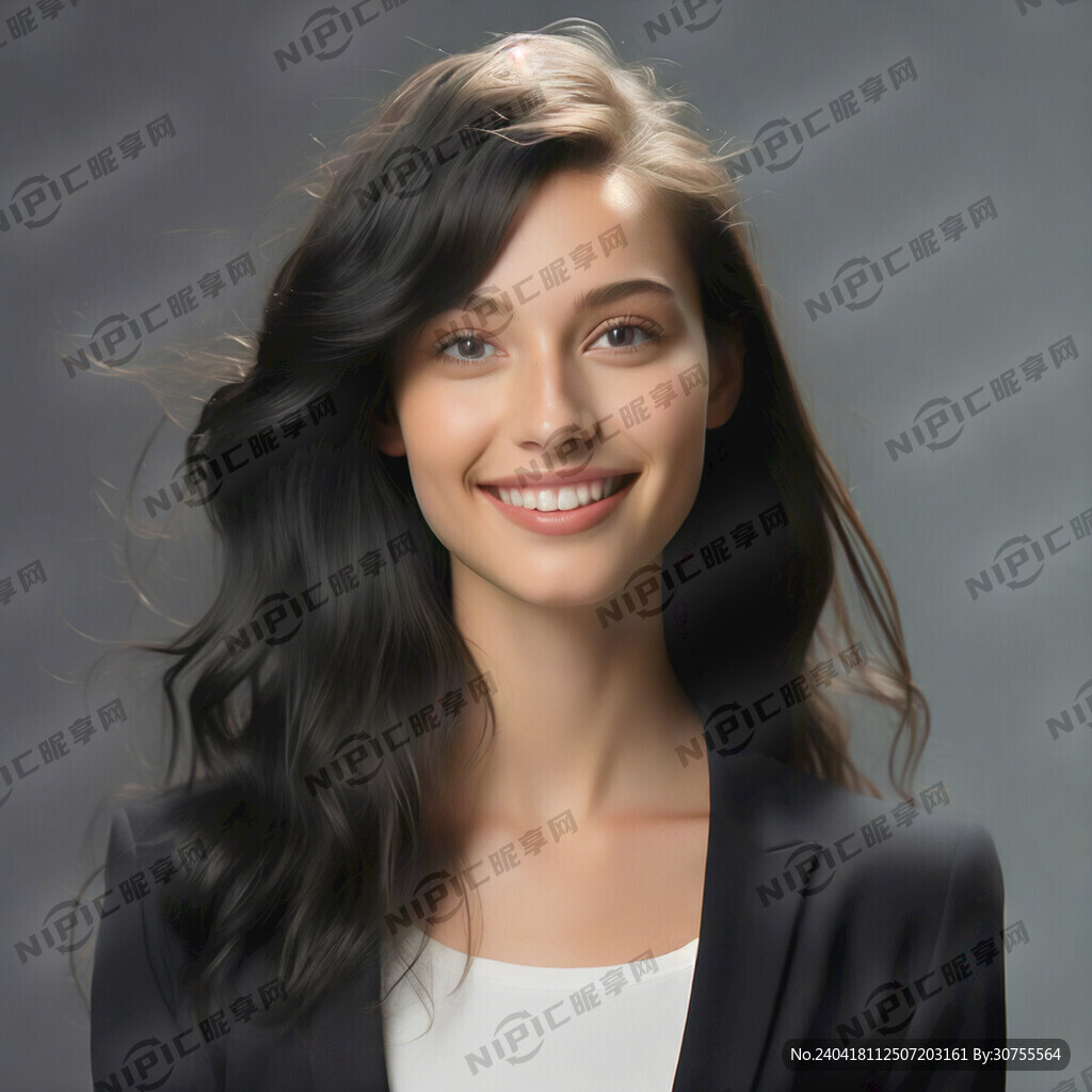 欧美年轻职业女性模特头