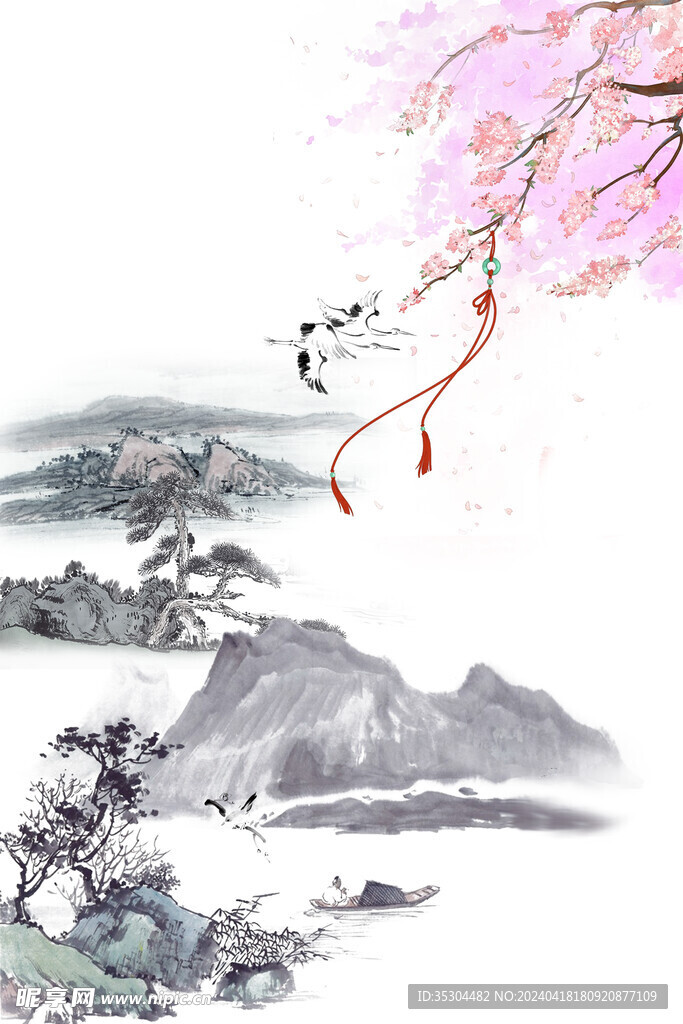 古风山水画