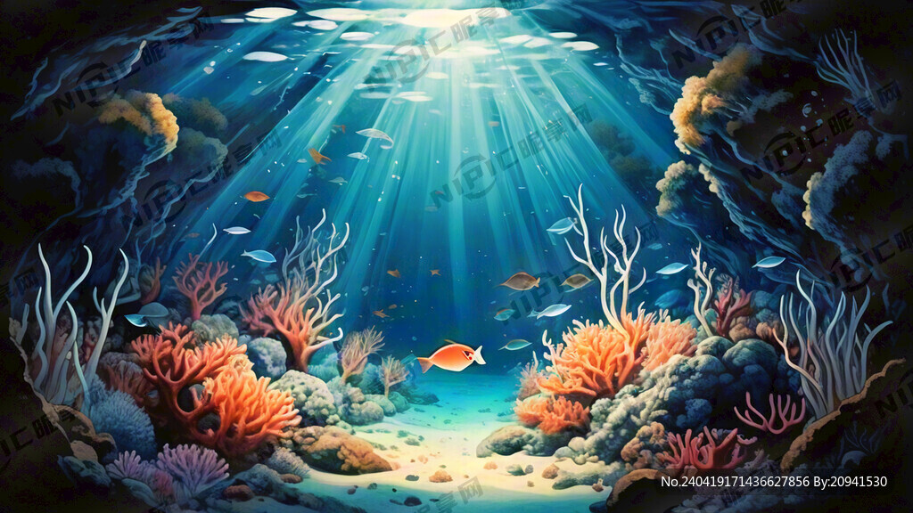 蓝色海底