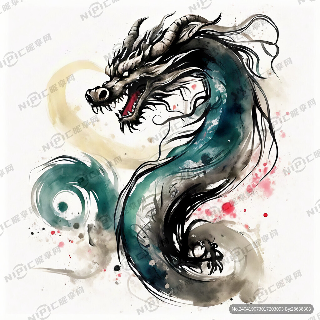 山水画中代有龙元素