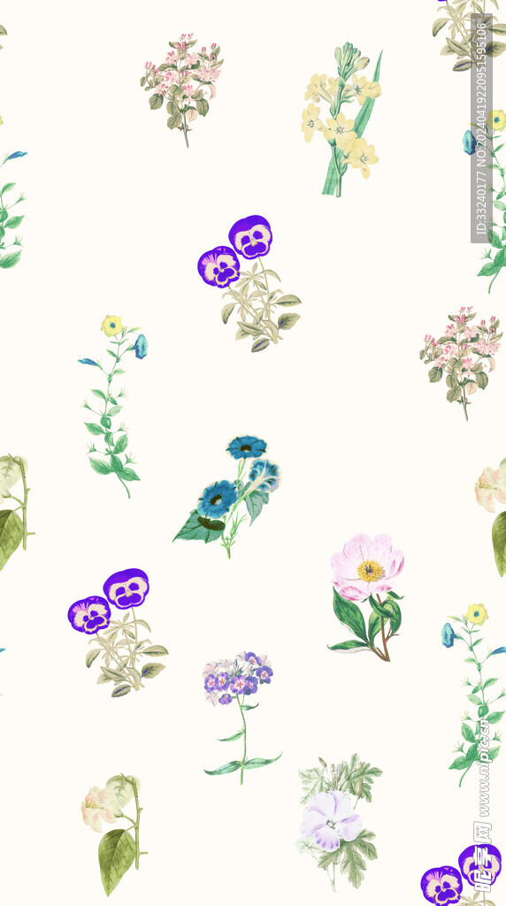 手绘花