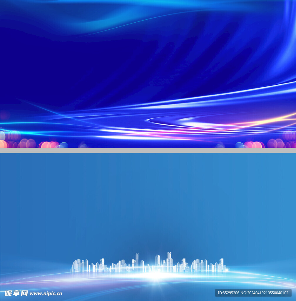 蓝色背景