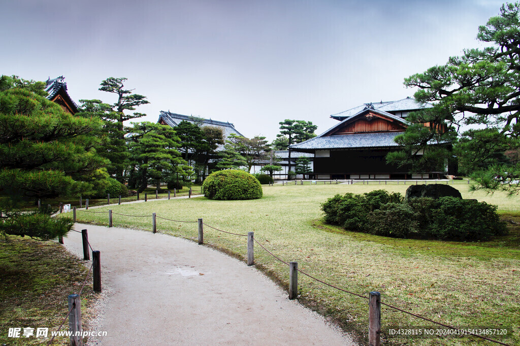 京都二条城园林风景