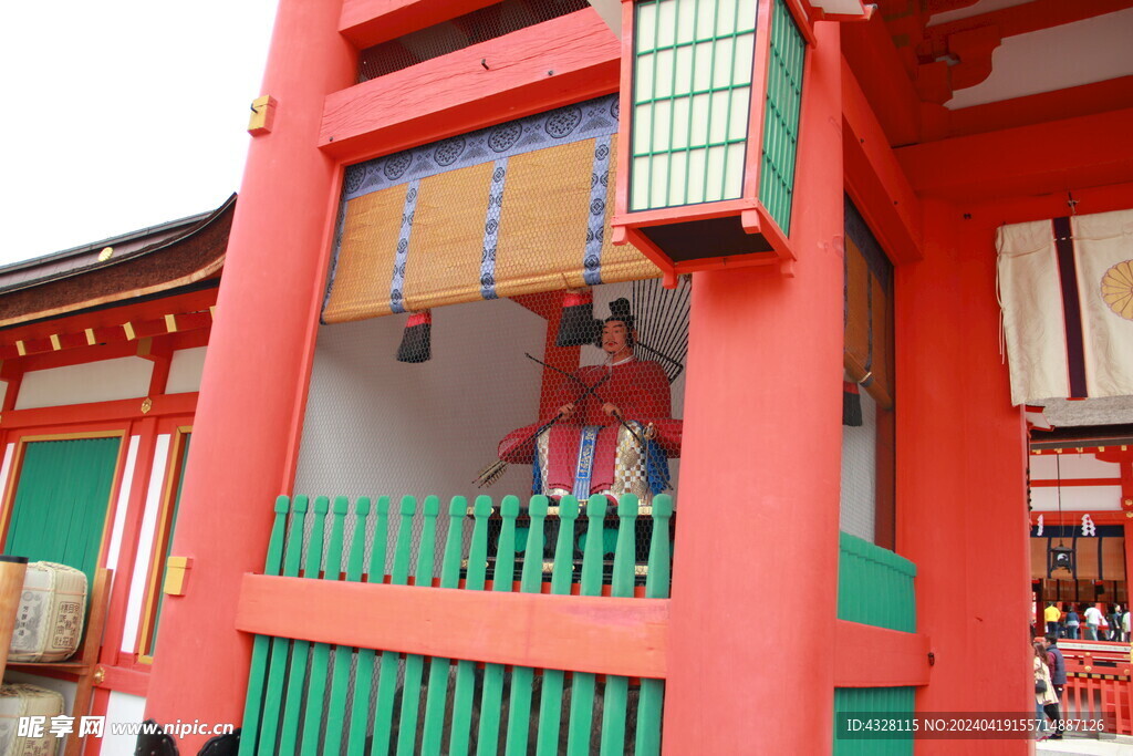 日本伏见稻荷建筑风景