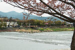 岚山下桂河风景