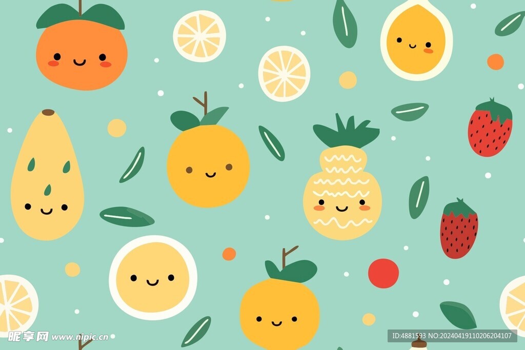 卡通水果