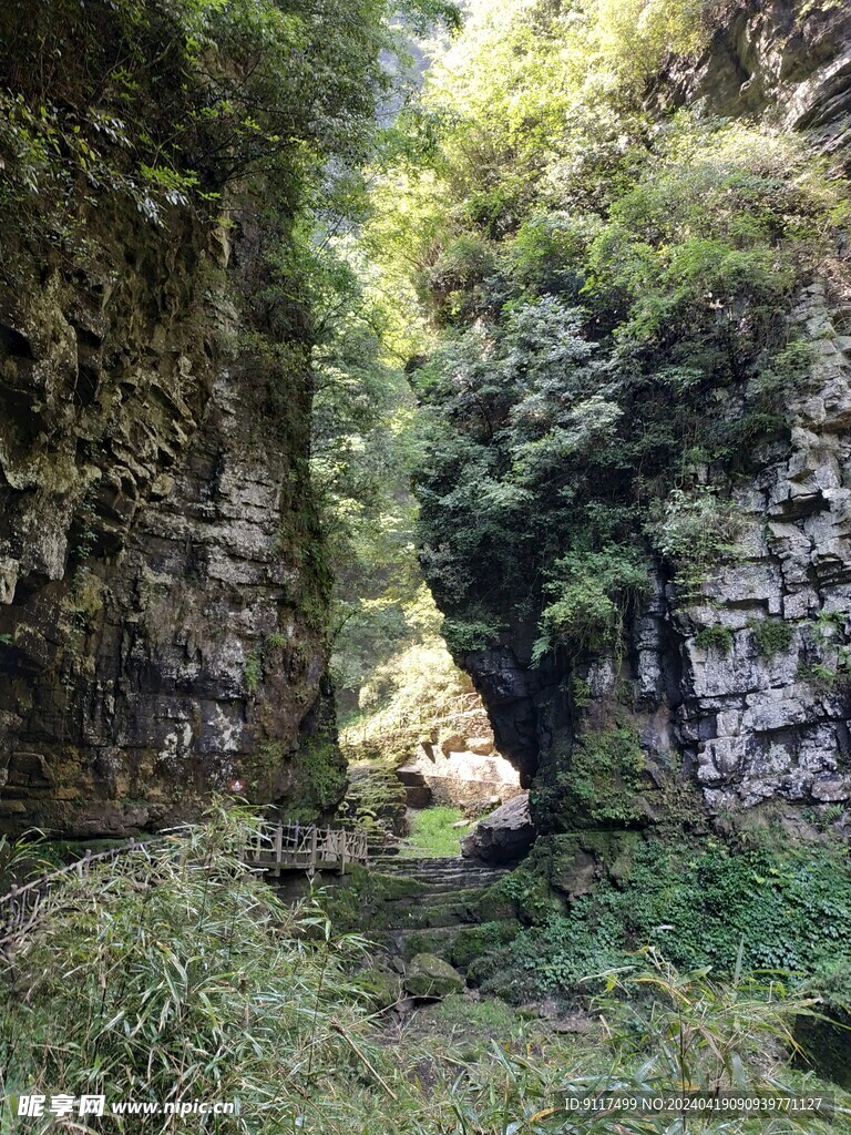 重庆奉节天井峽地缝