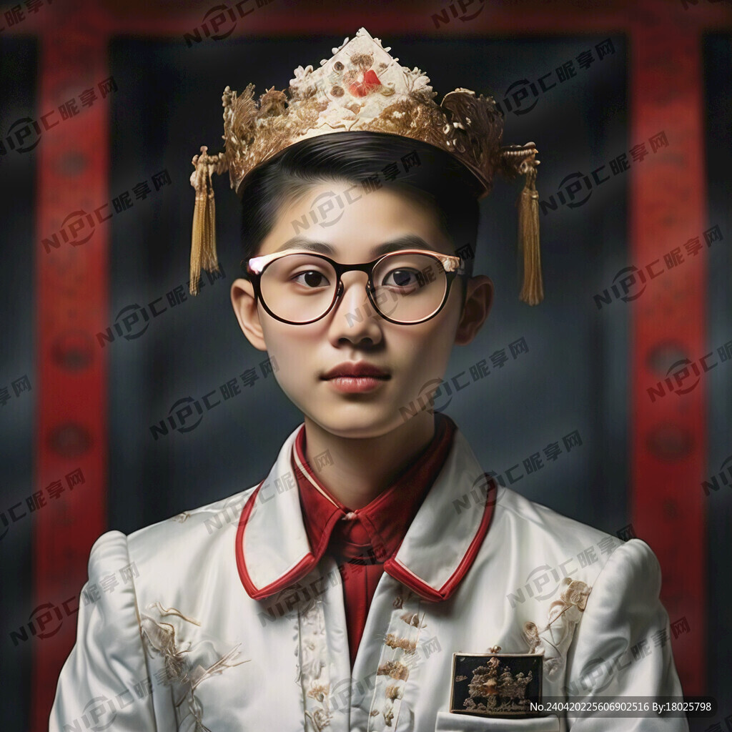 AI创作图状元眼镜nipic.com-昵图网