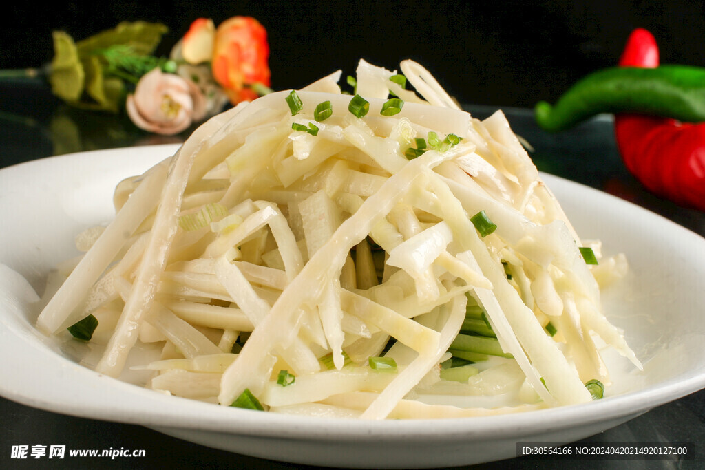 凉调笋丝美食