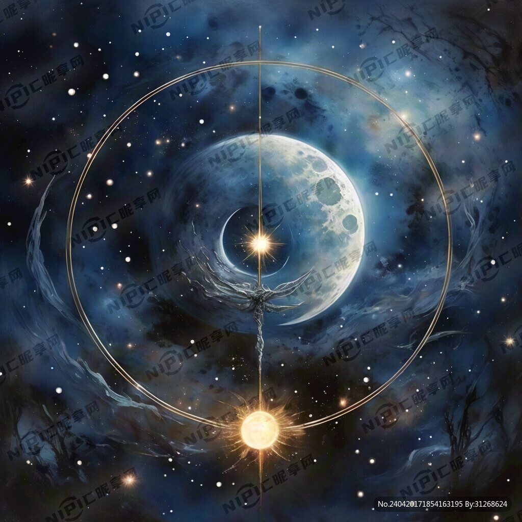 天蝎座 宇宙星空 月亮