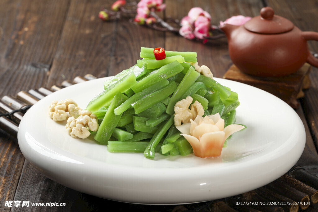 贡菜核桃仁