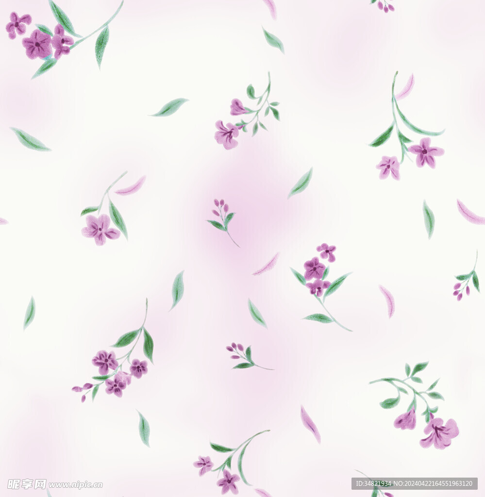粉色夏日小花