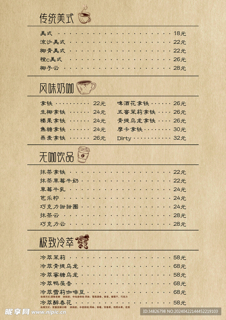 咖啡价格