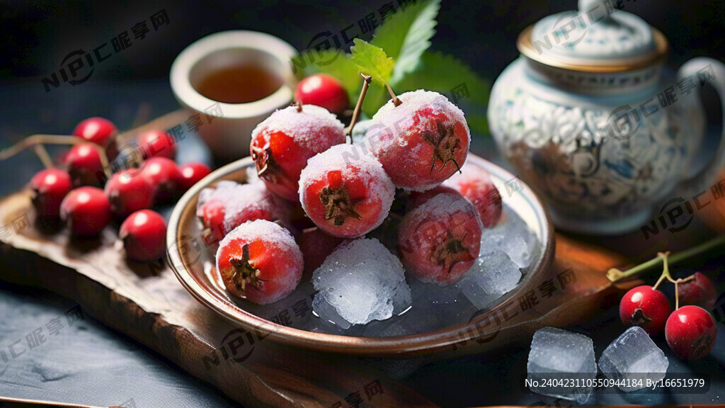 冰糖葫芦 怀旧图