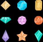 各种形状钻石