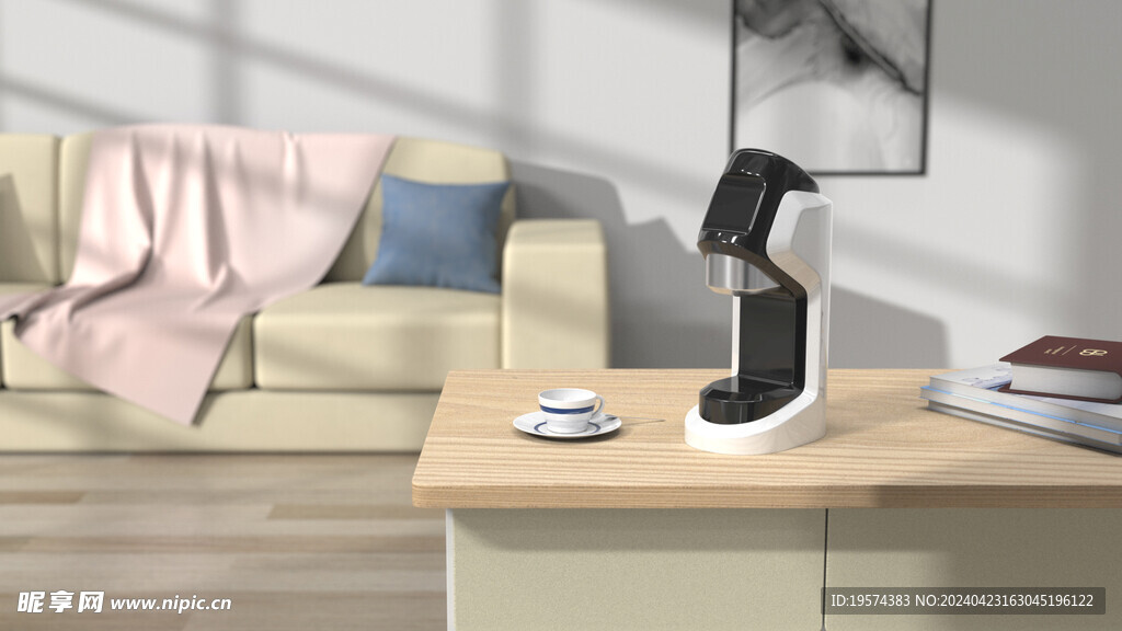 C4D模型 咖啡机
