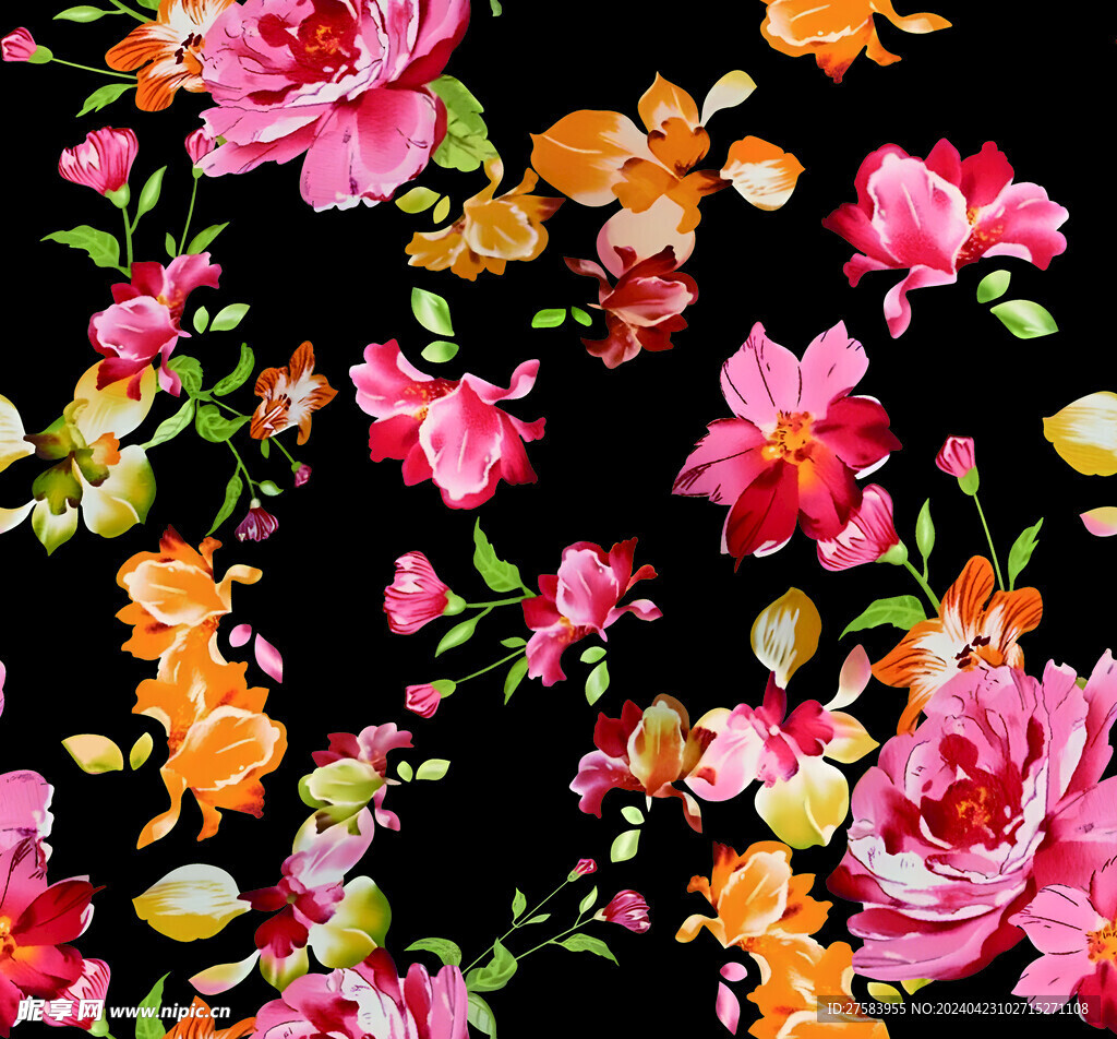 手绘花