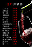 酒菜单