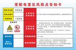 变配电室区风险点告知卡