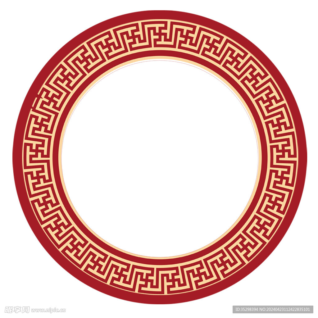万字花边